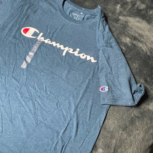 Champion Authentic Athletic Wear T-shirt Size M - Brand NEW - BLUE - Picture 3 of 4